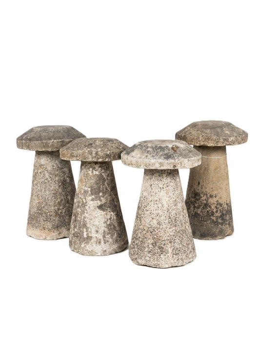 Antique English Staddle Stones (4 available)