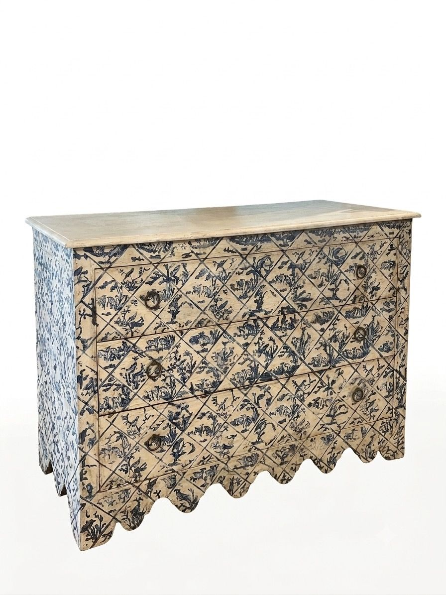 19th Century Painted Italian Chest