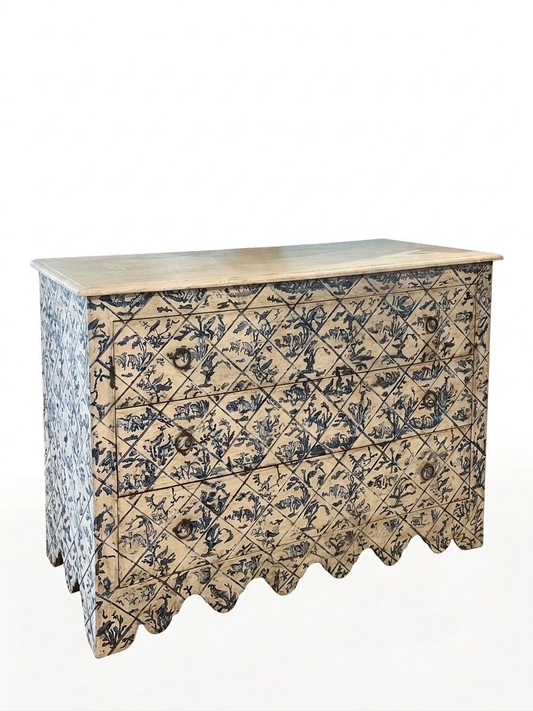 19th Century Painted Italian Chest