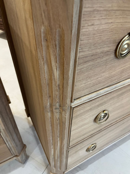 Pair of Bleached Bachelor Chests / Nightstands