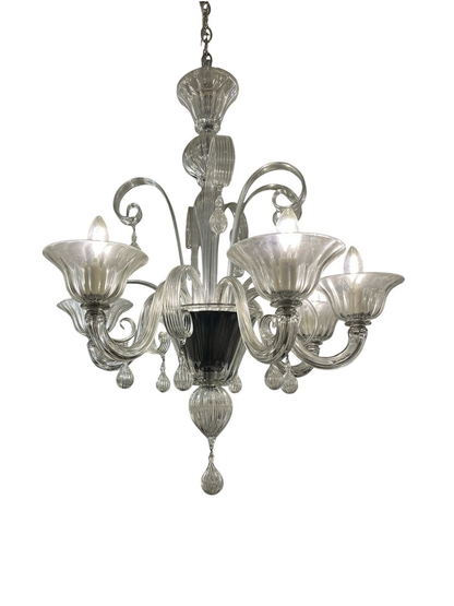 Italian Murano Blown Glass Chandelier