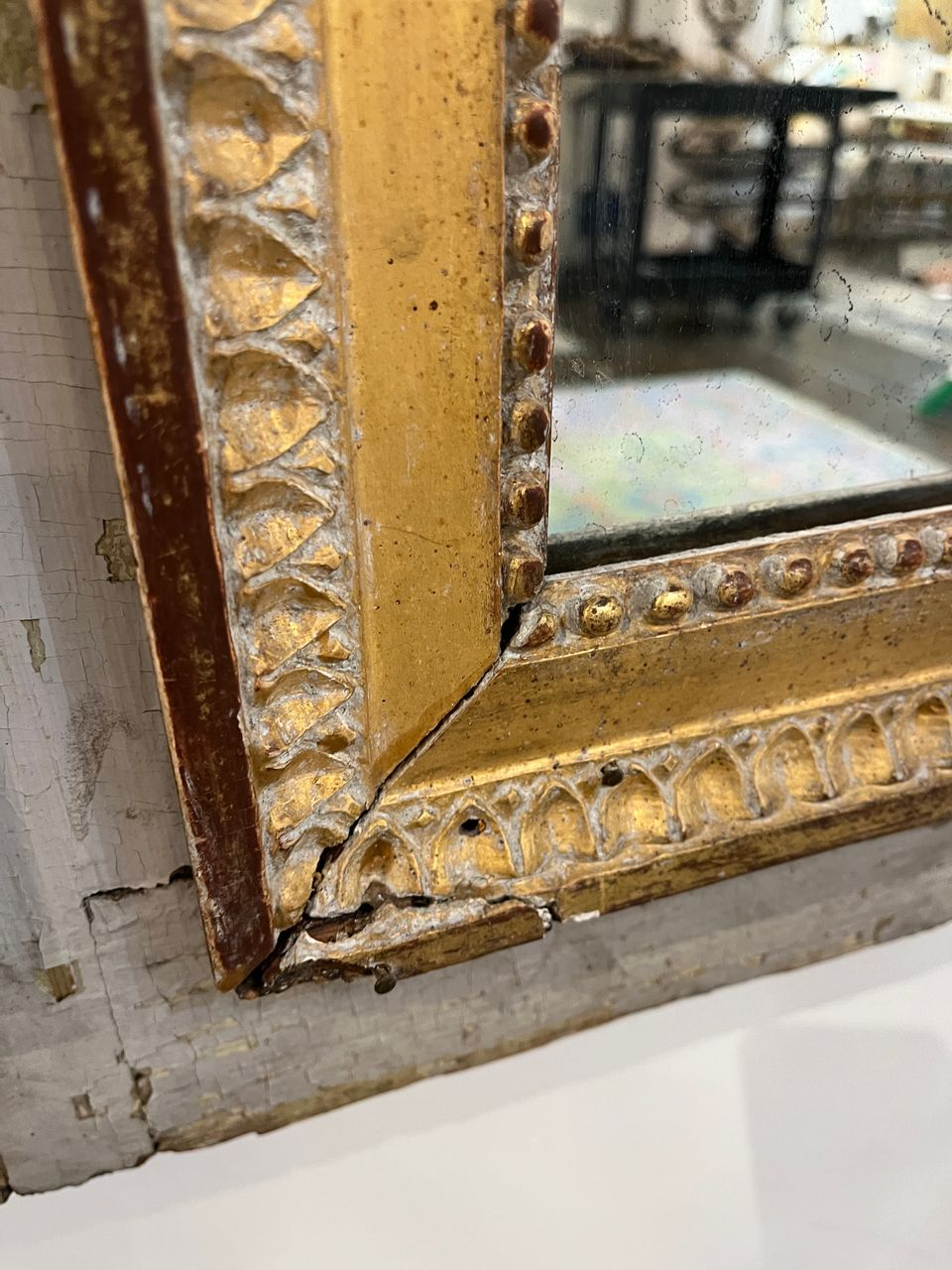 18th Century French Louis XVI Trumeau Mirror
