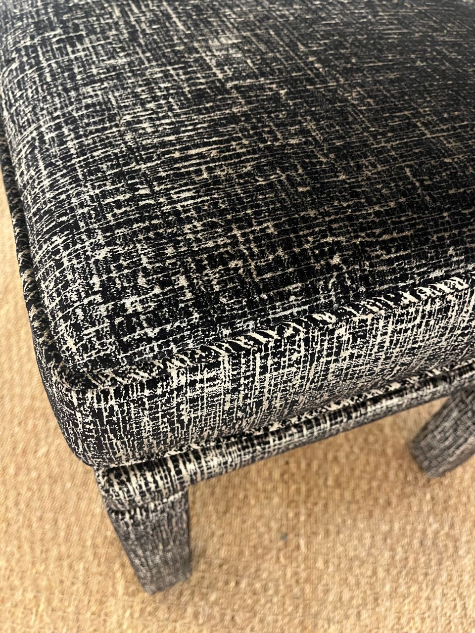 Pair of Upholstered Parsons Footstools