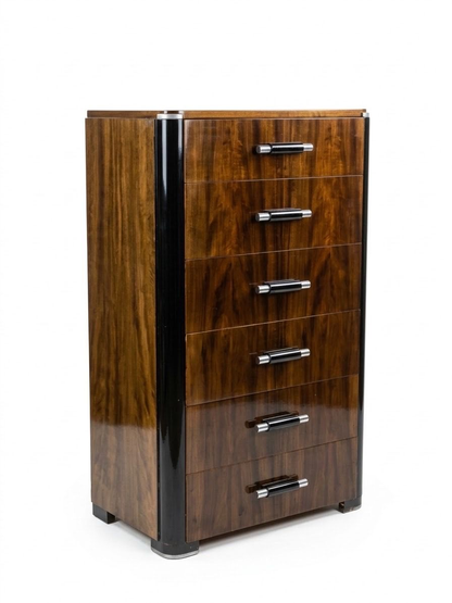 Art Deco Donald Deskey 4 Drawer Chest