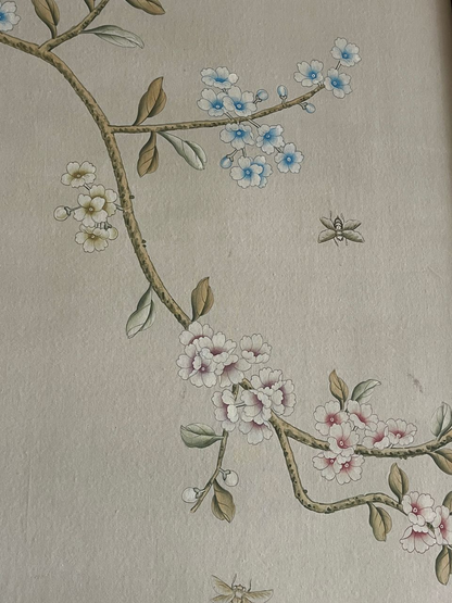Vintage Chinoiserie Framed Panels (2 available)