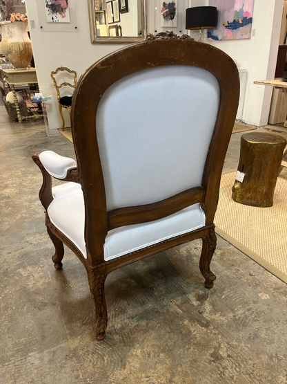 Louis XV style Fauteuil Armchair