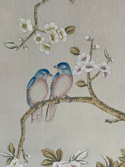 Vintage Chinoiserie Framed Panels (2 available)