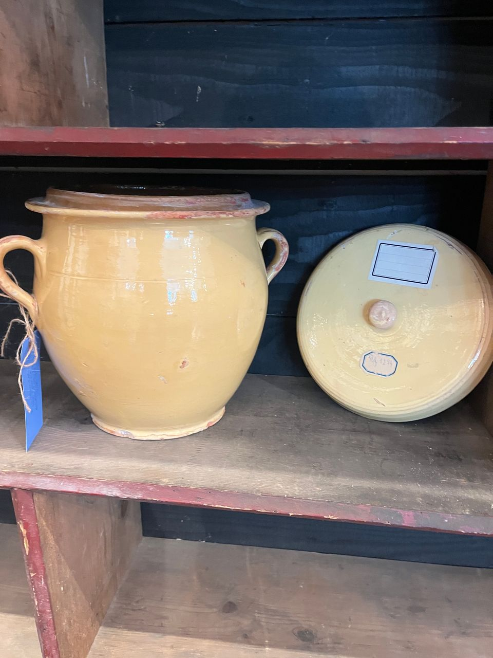 Asst. 19th Century French Yellow Storage Jars