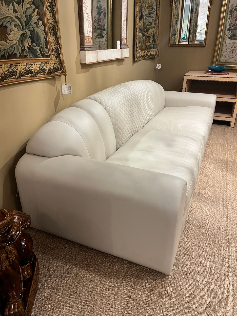 Contemporary  Italian Leather Sofa by Malerba