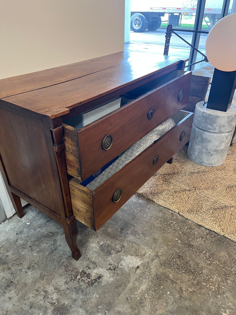 19th Century Louis XVI Walnut Commode