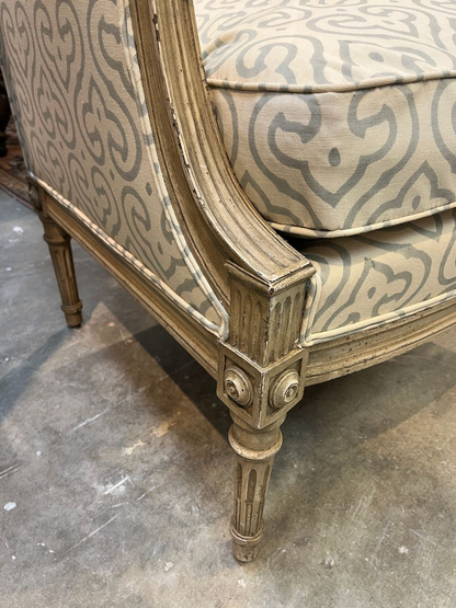 Louis XVI style Bergere Armchair