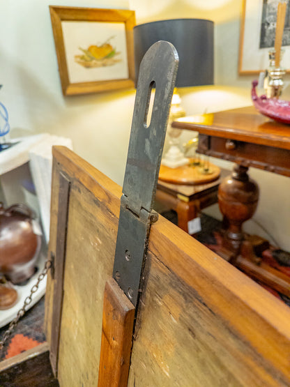 Antique Wooden Storage Trunk