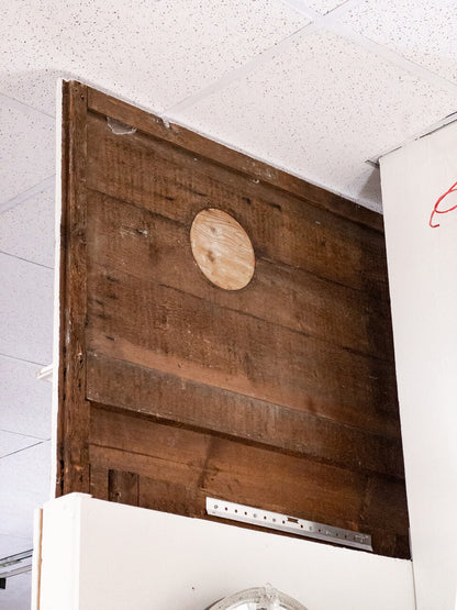 Louis XVI Style White Painted Trumeau Mirror