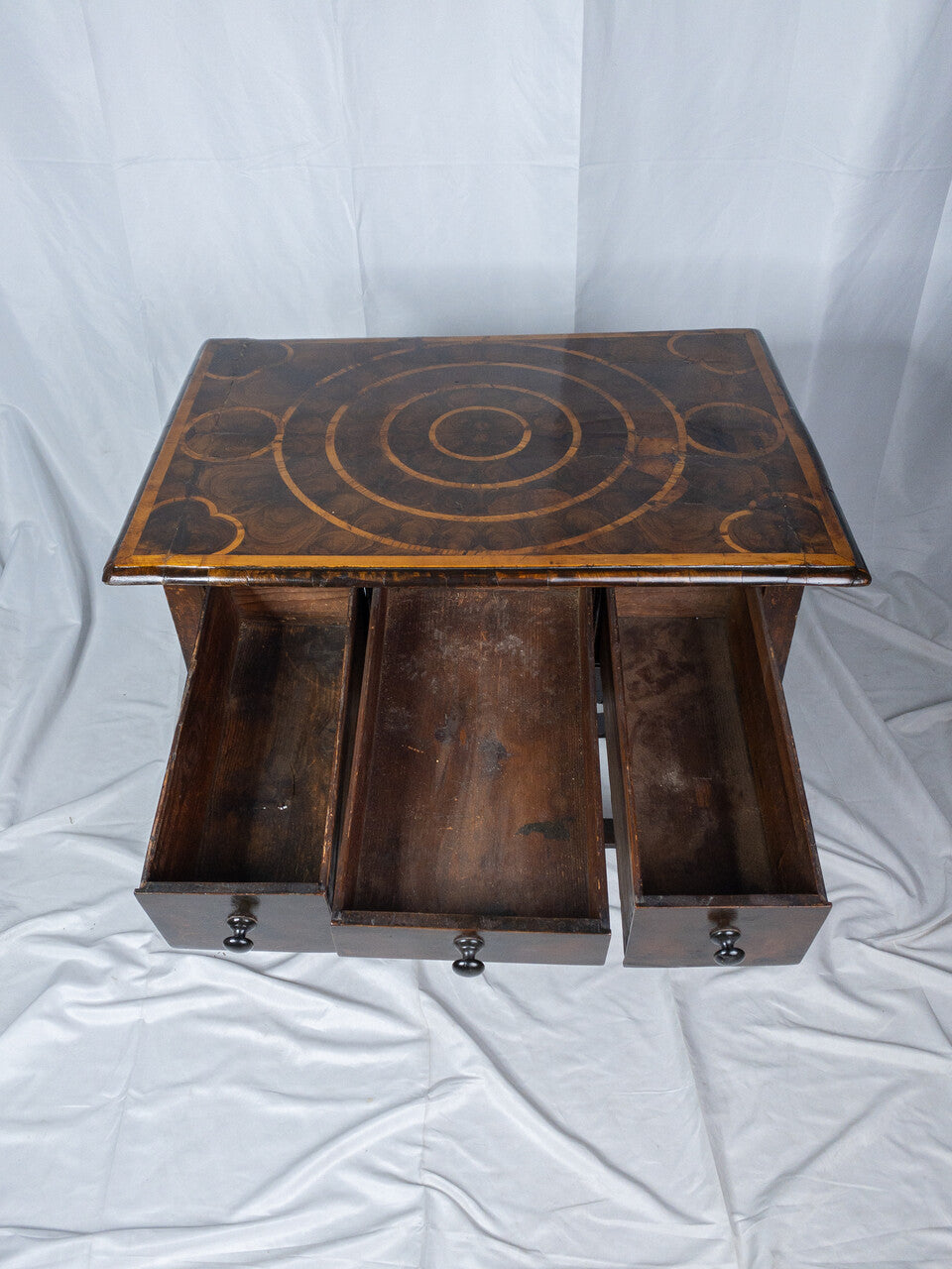 17th Century William and Mary Oyster Veneered Walnut Dressing Table