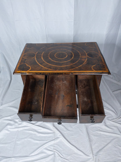 17th Century William and Mary Oyster Veneered Walnut Dressing Table