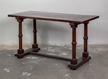 19th Century Italian Walnut Console Table