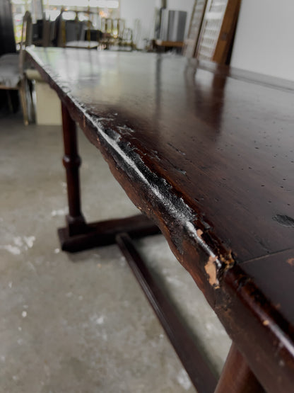 19th Century Italian Walnut Console Table
