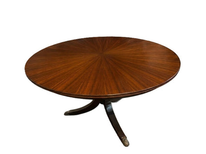 Italian Dining Table with Mahogany Starburst Top