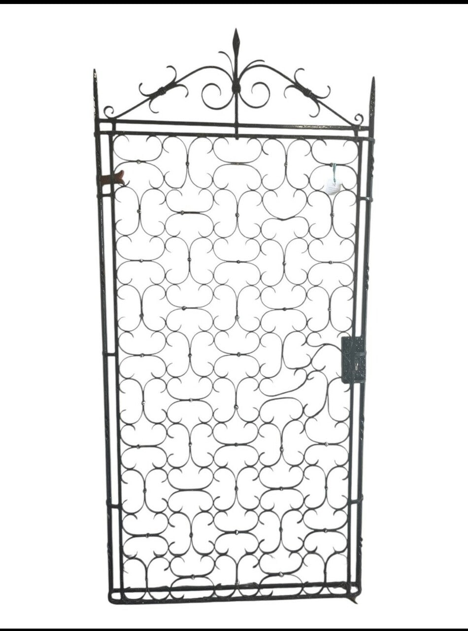 Antique French Wrought Iron Entry Gate