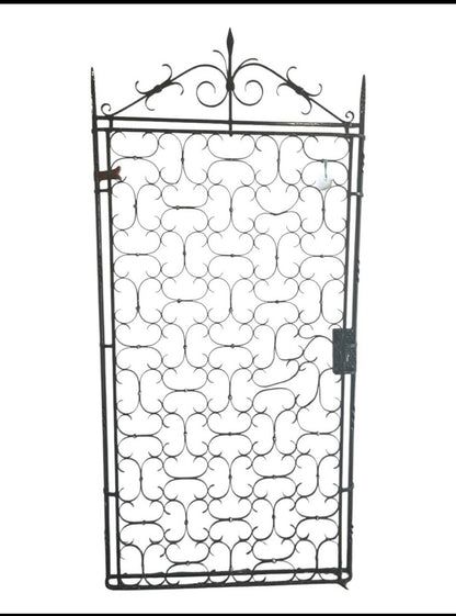 Antique French Wrought Iron Entry Gate