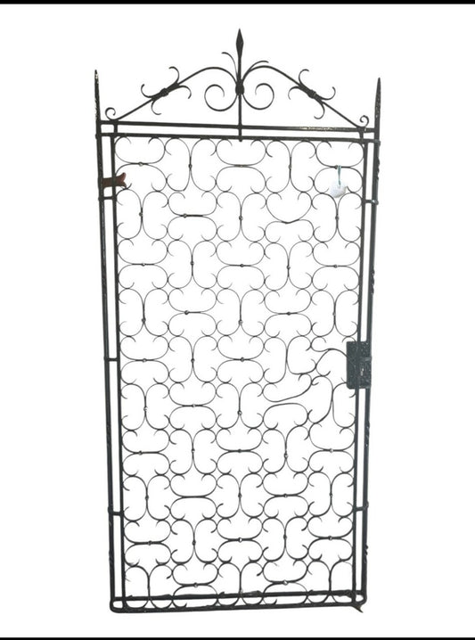 Antique French Wrought Iron Entry Gate