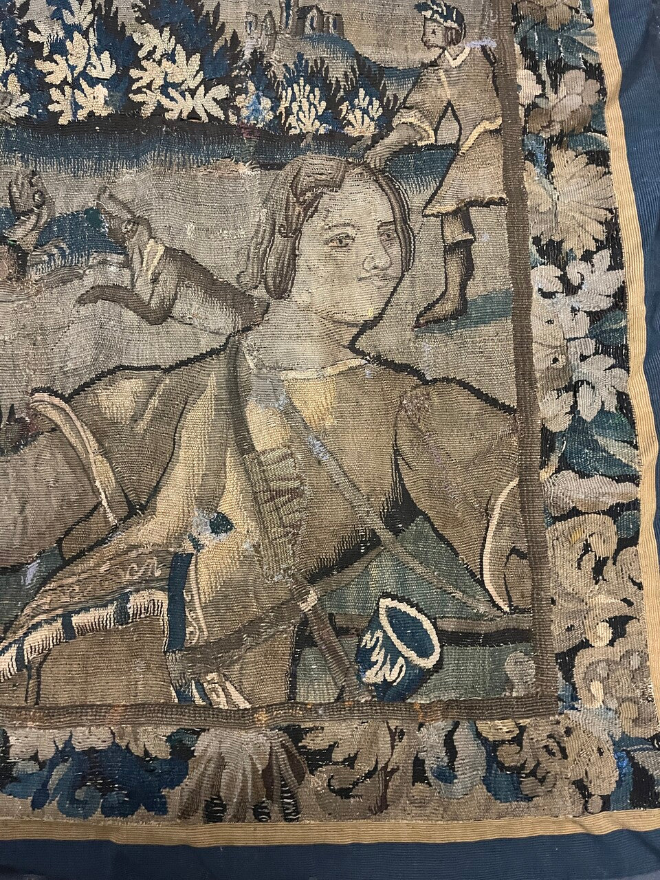 17th Century Hunt Scene Tapestry
