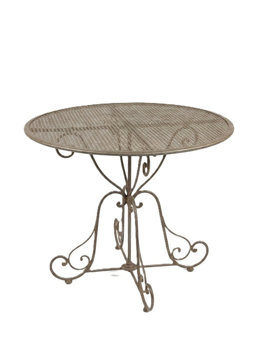 French Napoleon III Period Wrought Iron Garden Table