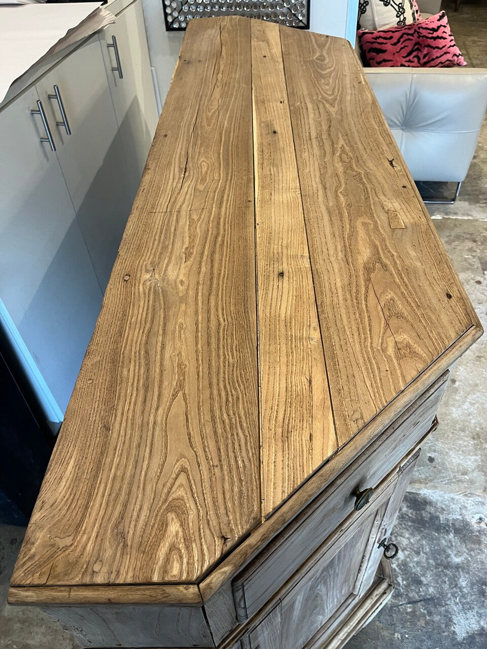 19th Century Bleached Walnut Sideboard