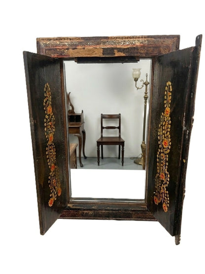 19th Century Persian 2 Door Mirror