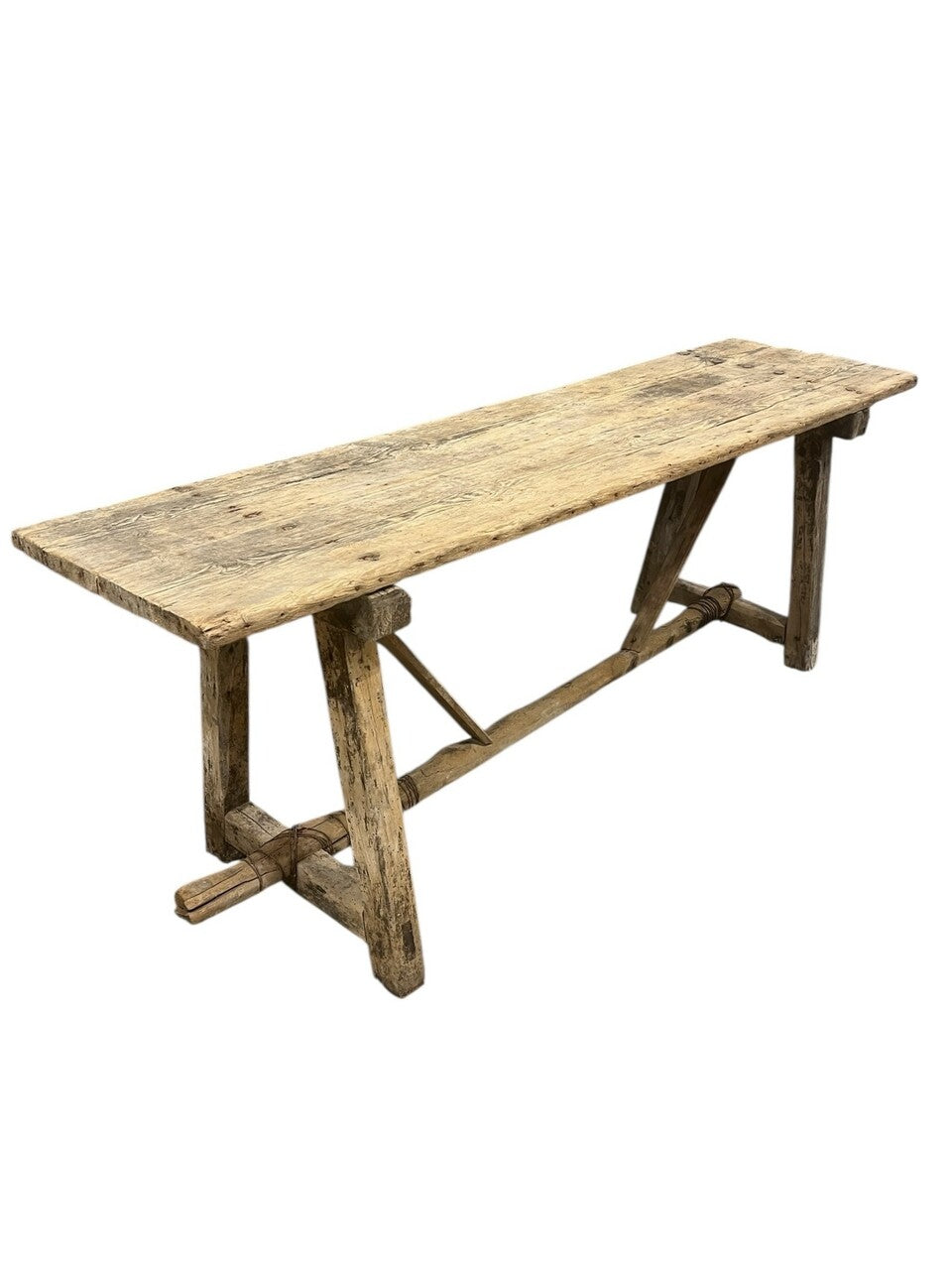 19th Century Italian Primitive Console Table