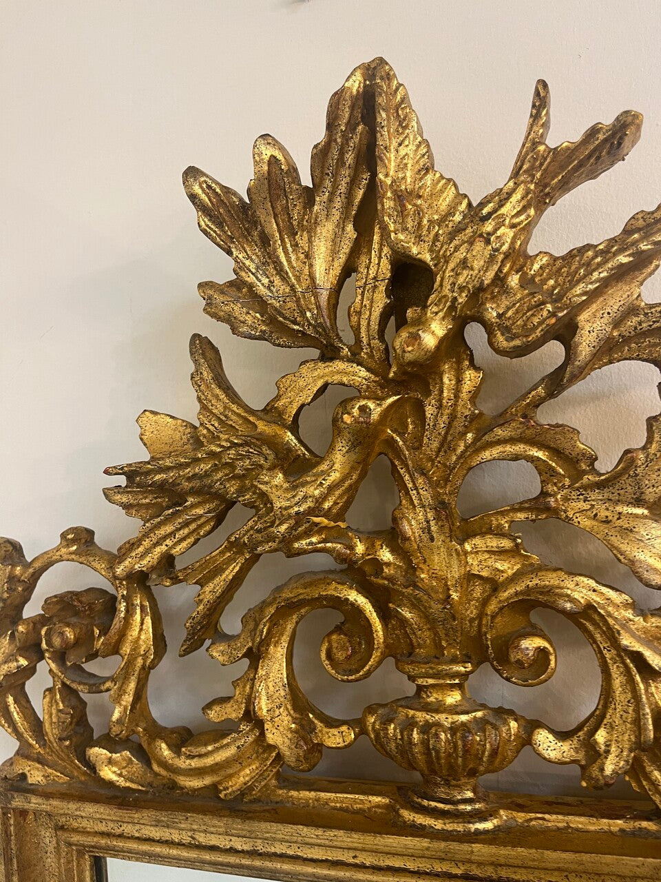 French Carved Gold Gilt LaBarge Mirror