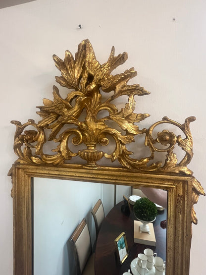 French Carved Gold Gilt LaBarge Mirror