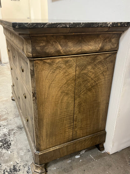 19th Century Louis Philippe 4 Drawer Commode