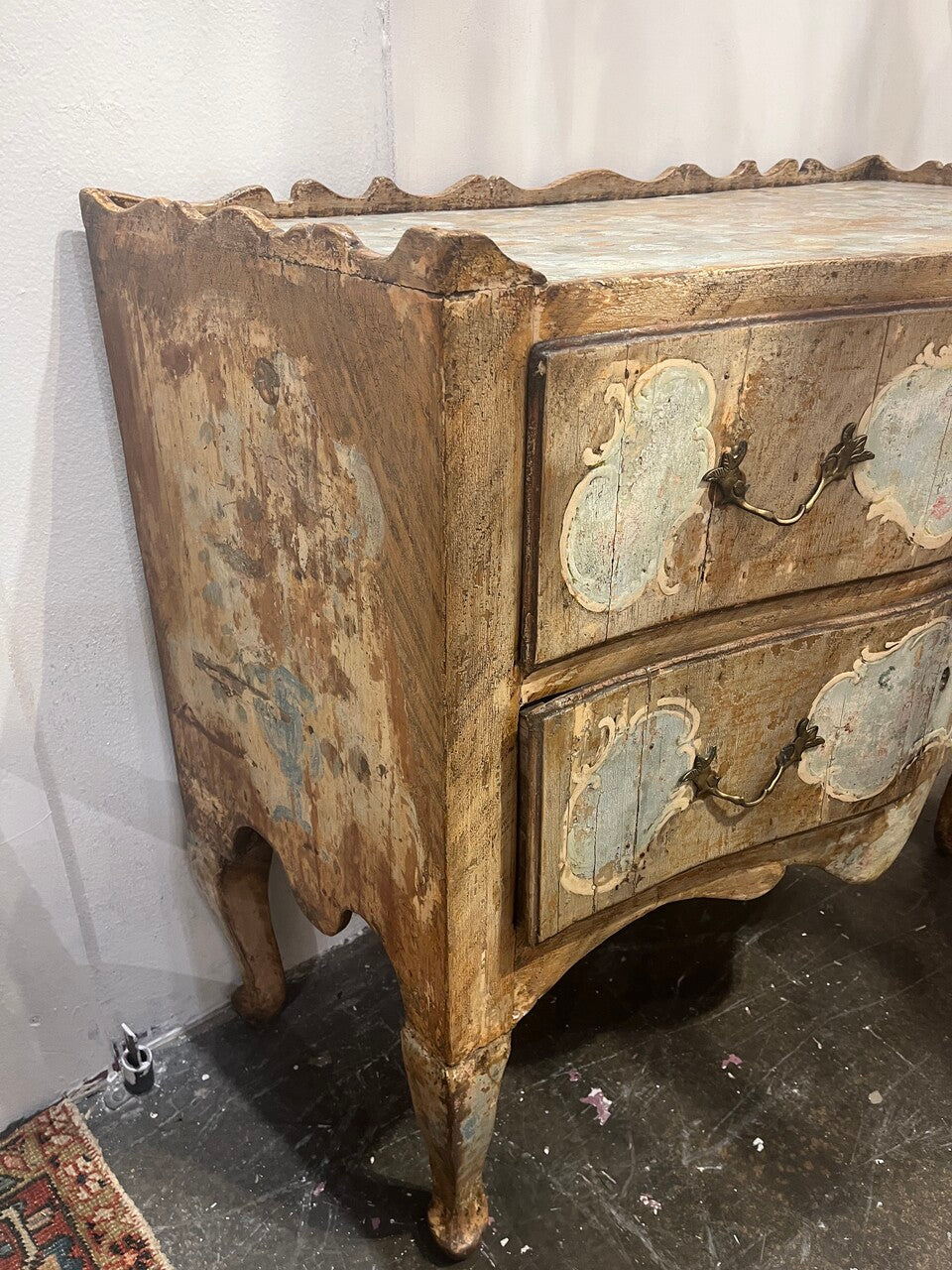 Pair of Exceptional 18th Century Italian Painted Commodes