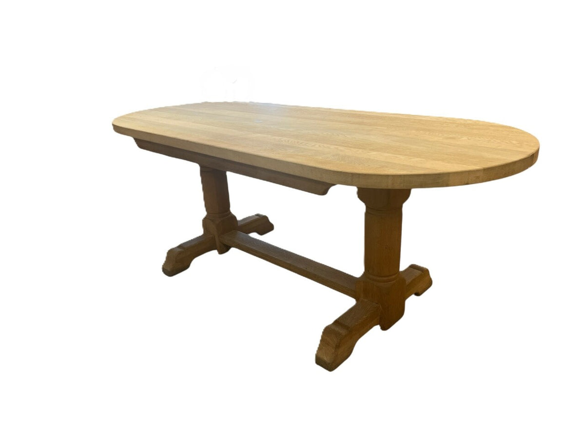 20th Century Country French Oak Dining Table