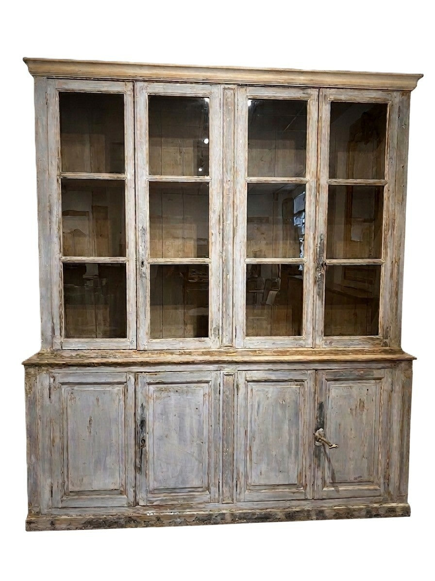 19th Century French Painted Bibliotheque