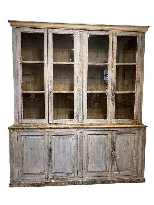 19th Century French Painted Bibliotheque