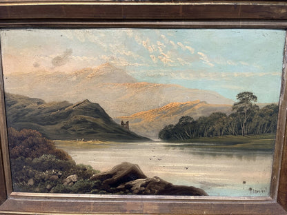 Oil on Panel Landscape Roberto A.K. Marshall
