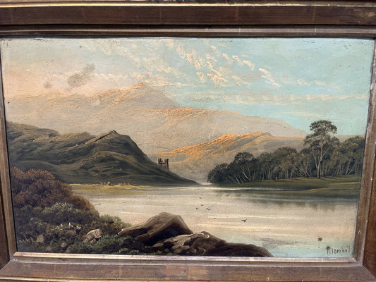 Oil on Panel Landscape Roberto A.K. Marshall