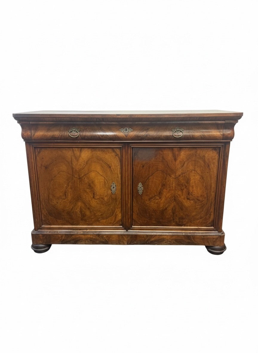 19th Century Louis Philippe Walnut Buffet