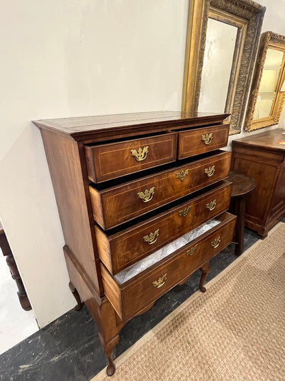 18th Century Highboy Chest on Stand