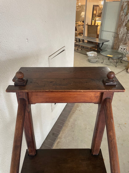 19th Century English Oak Library Steps