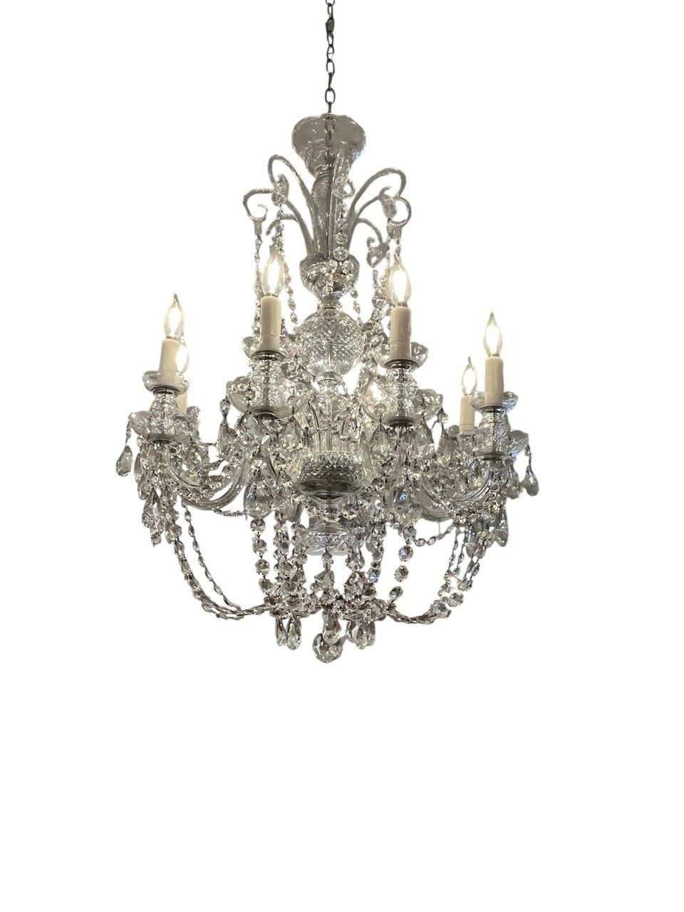 Italian 8 arm Crystal Chandelier