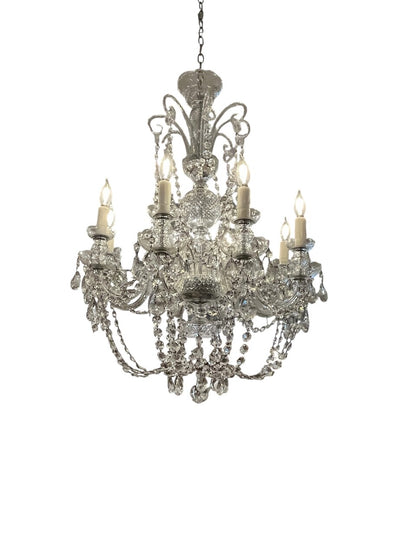 Italian 8 arm Crystal Chandelier