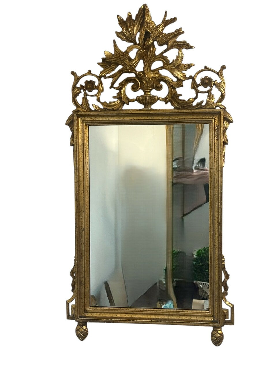 French Carved Gold Gilt LaBarge Mirror