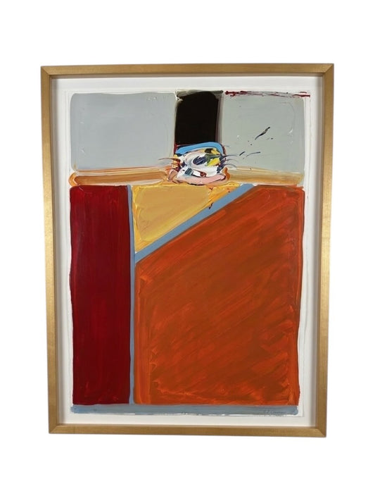 1982 Acrylic on Paper "Top Hat No. 36"