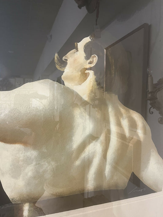 1991 Julio Larraz "Strong Man" #17/30