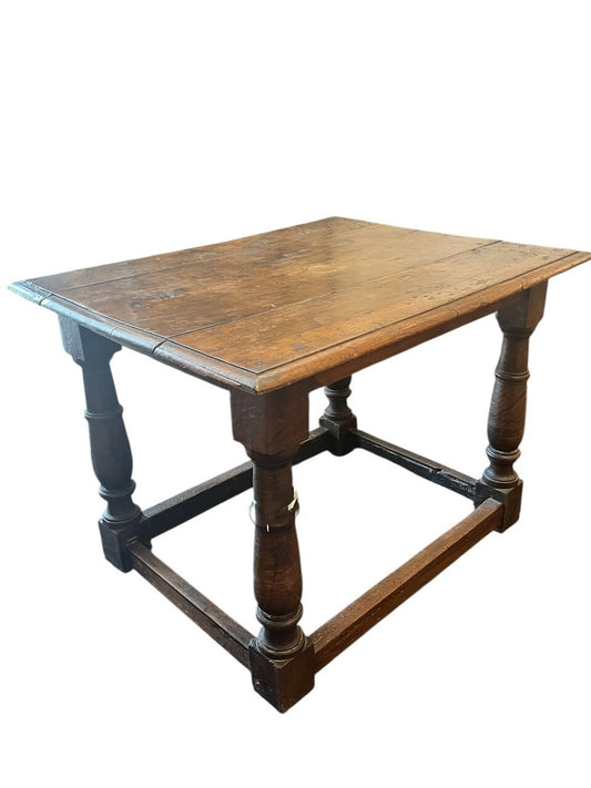 18th Century English Oak Lamp Table
