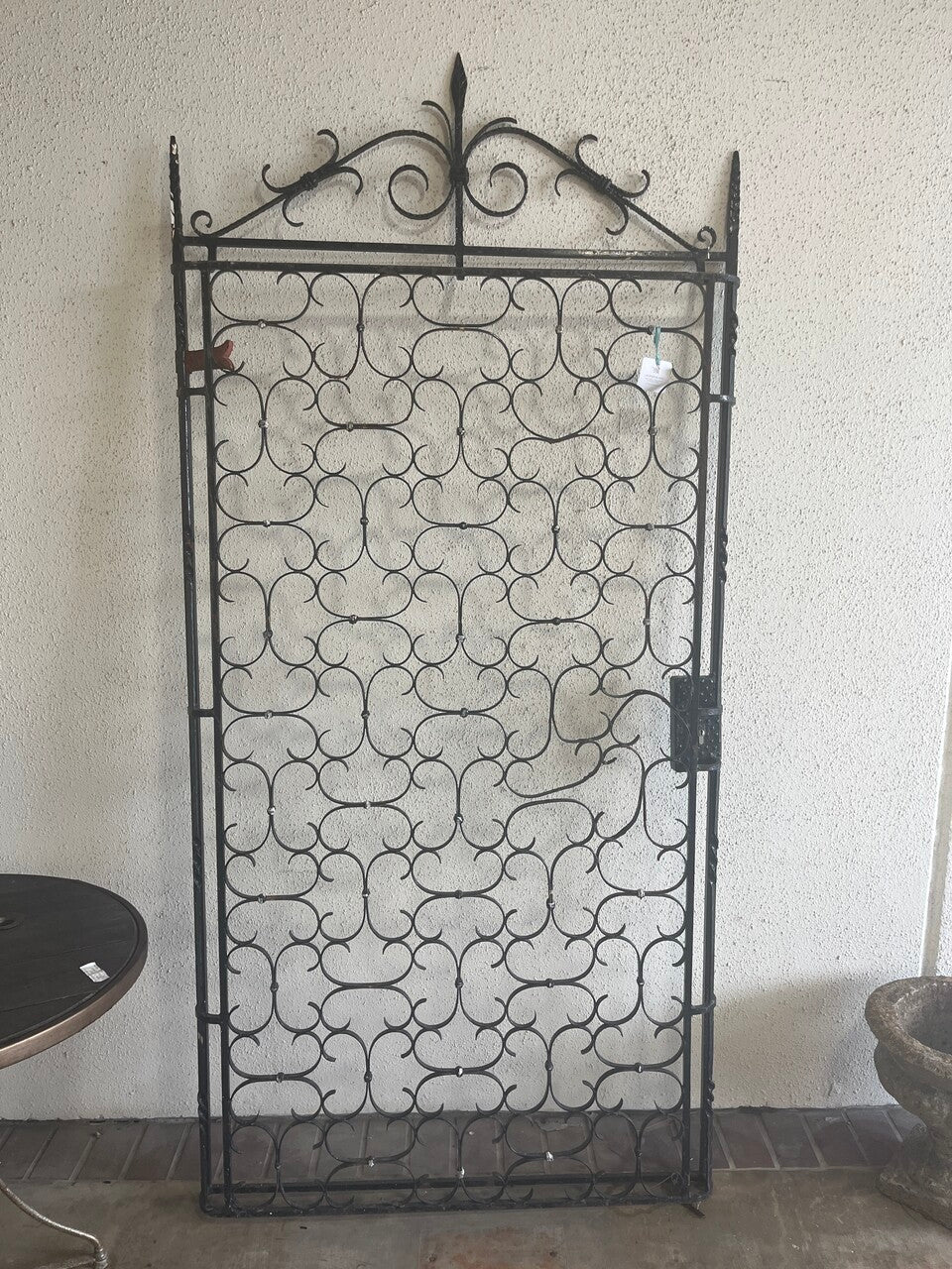 Antique French Wrought Iron Entry Gate