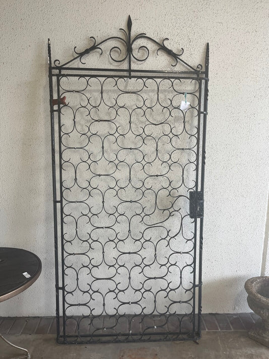Antique French Wrought Iron Entry Gate